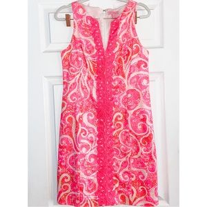 Lilly Pulitzer | 2 | Ryder Shift Dress in Pink Pout PBJ